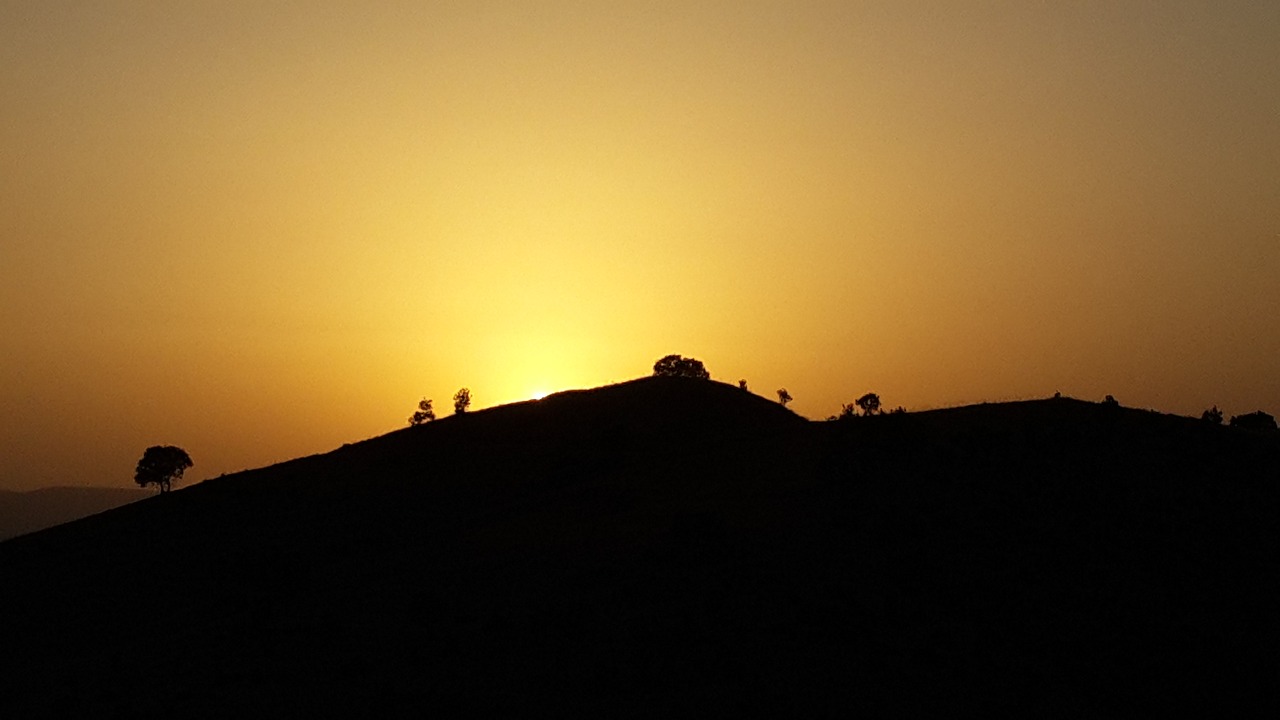 kurdistan iraq sunset free photo