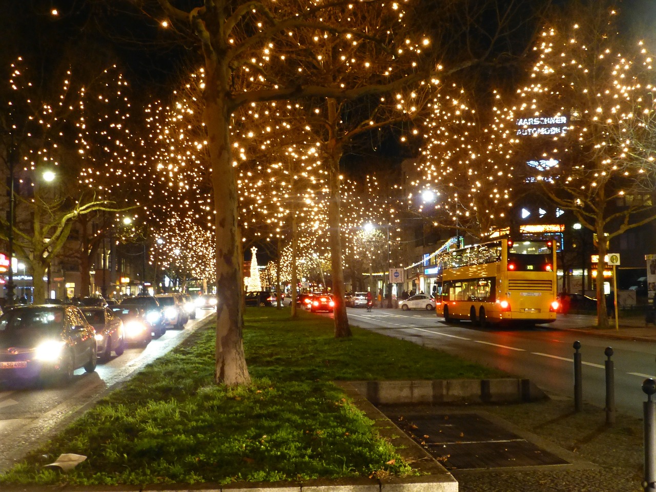 kurfürstendamm berlin christmas free photo