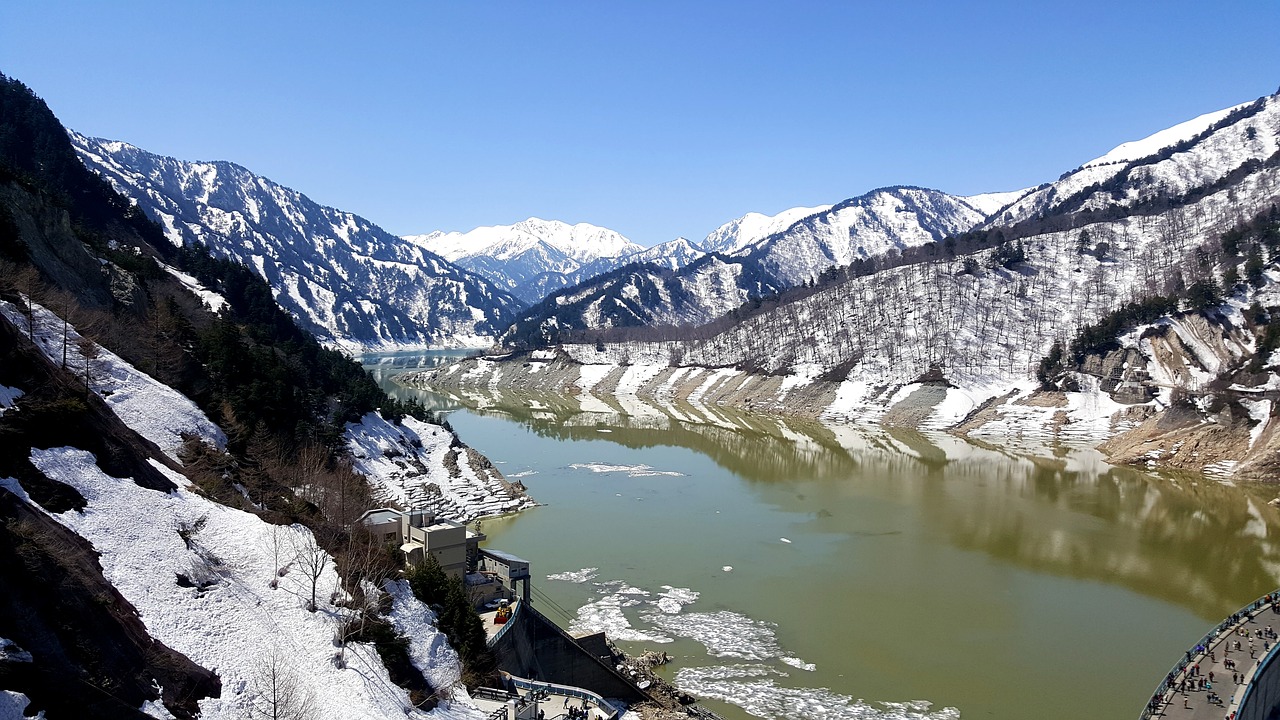 kurobe dam japan kurobe tateyama free photo