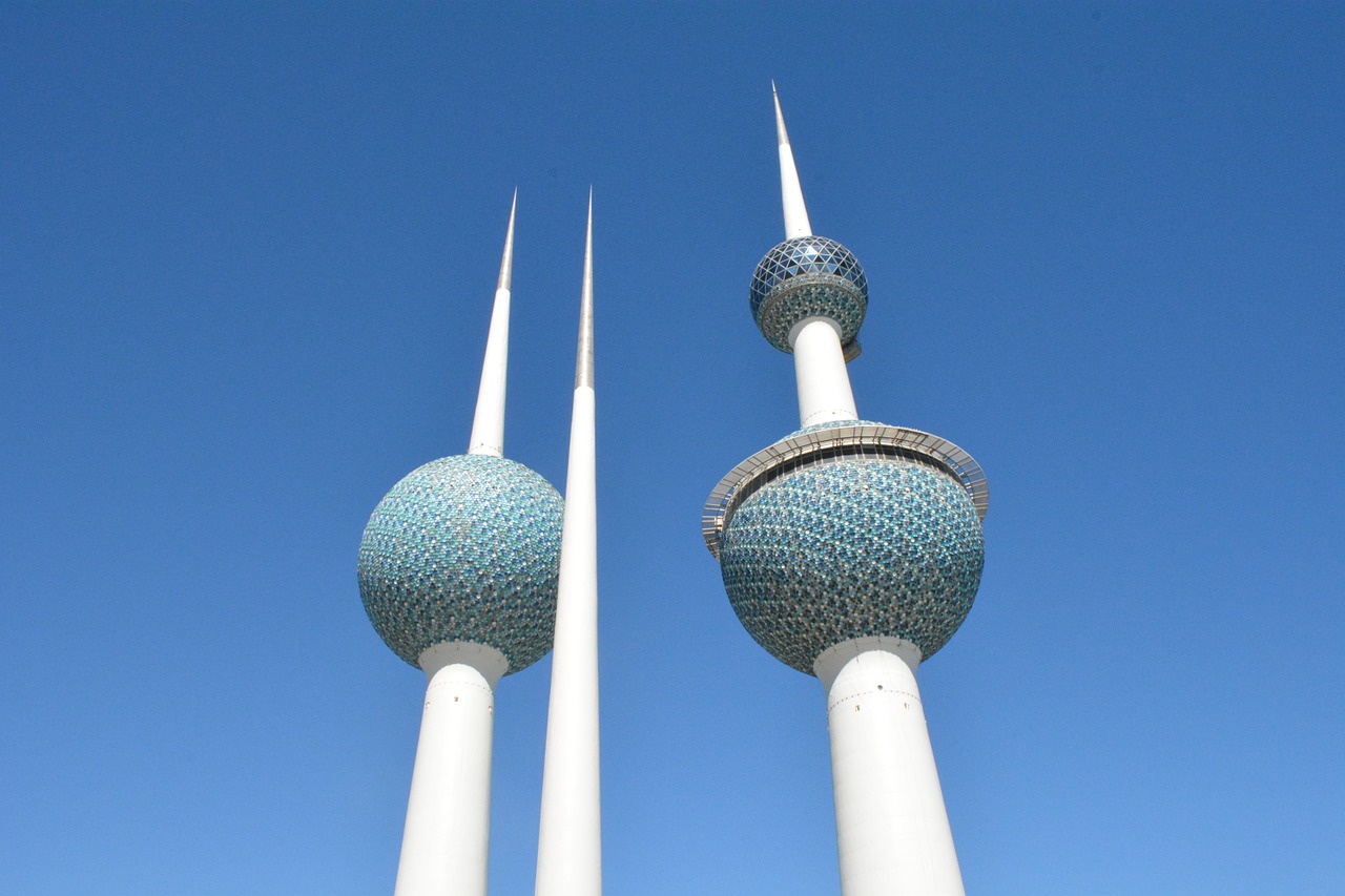 kuwait towers landmarks kuwait free photo
