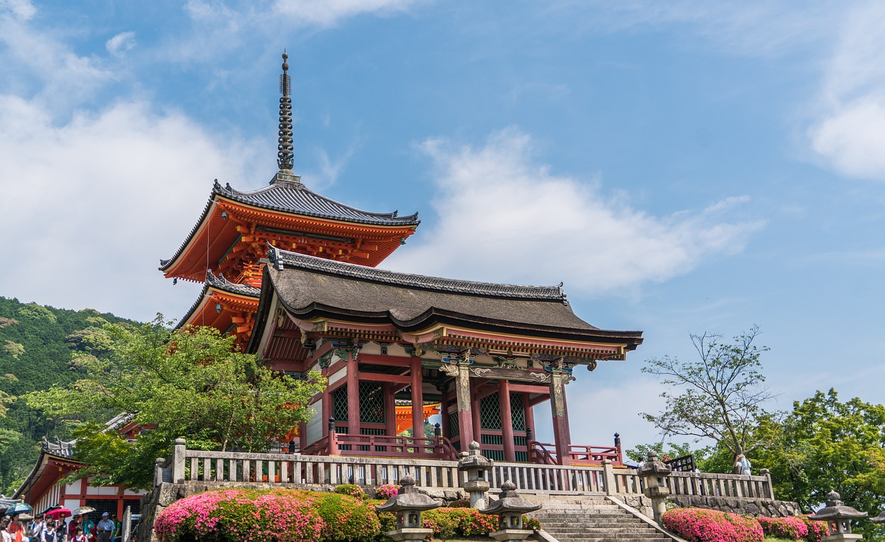 kyoto japan kiyomizu temple free photo