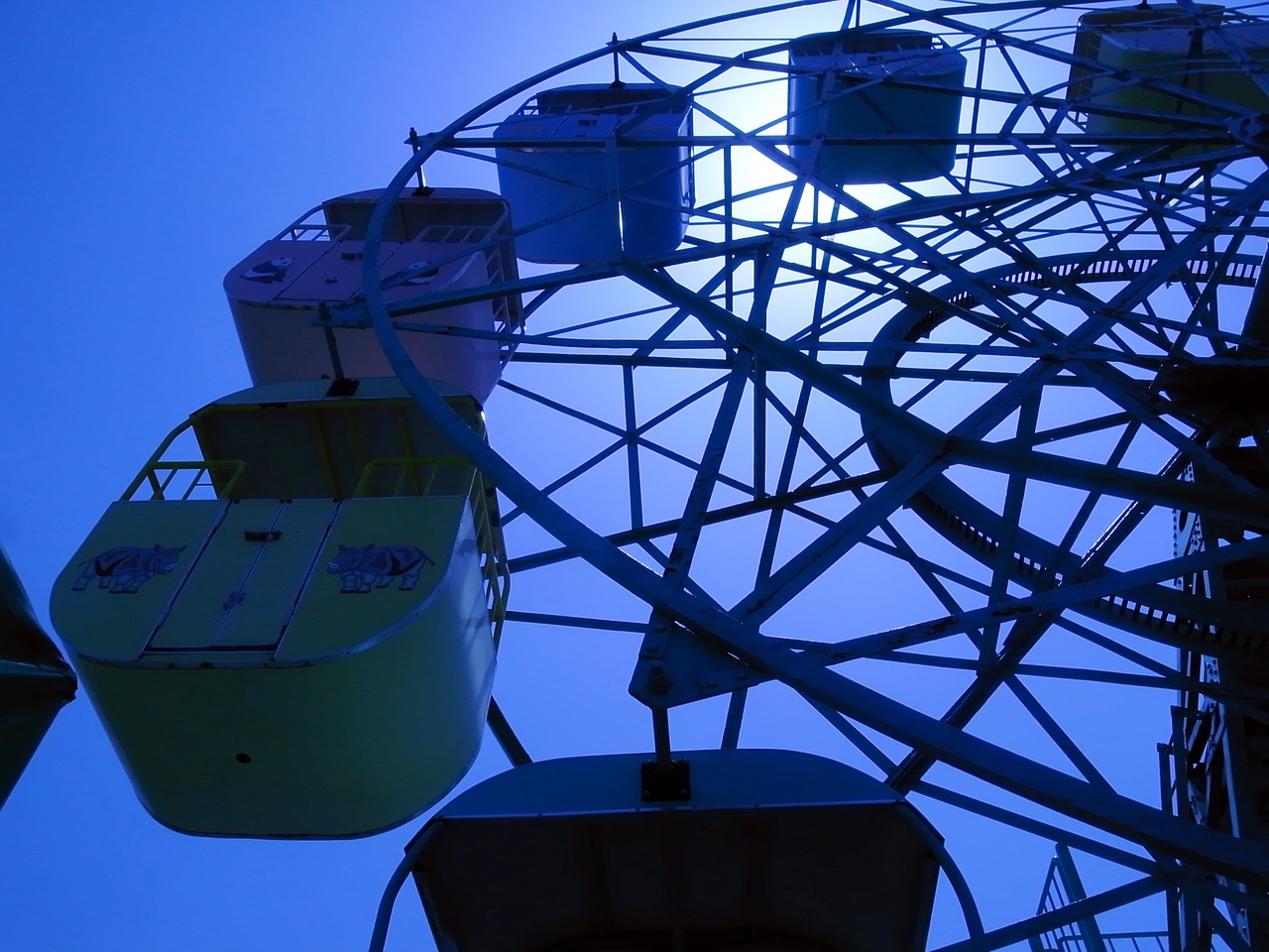 kyoto zoo ferris wheel free photo