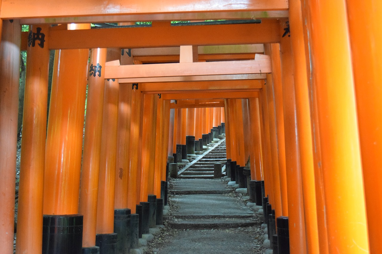kyoto  fushimi inari shrine free pictures free photo