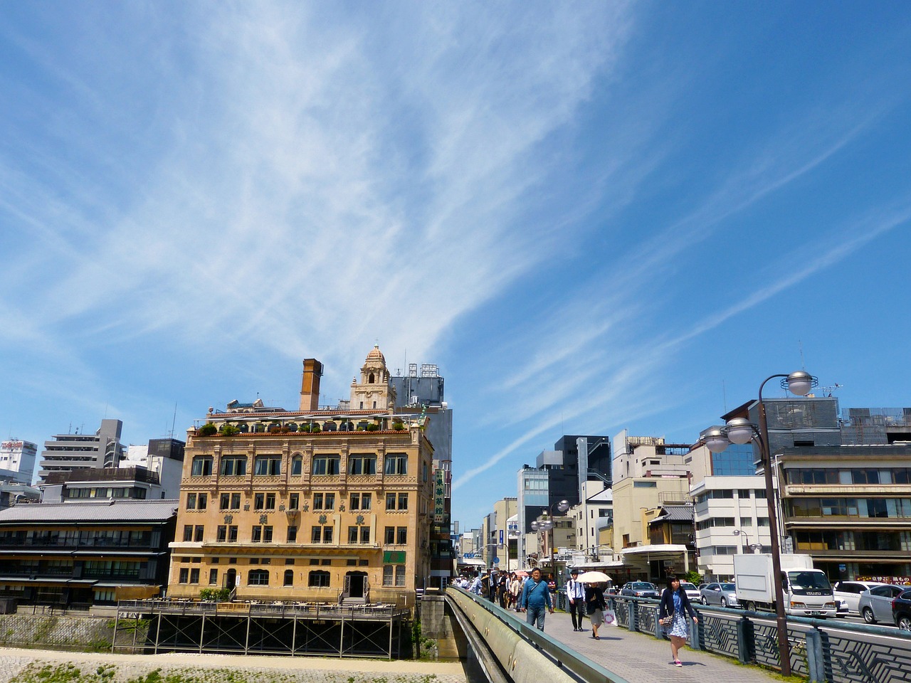 kyoto japan buildings free photo