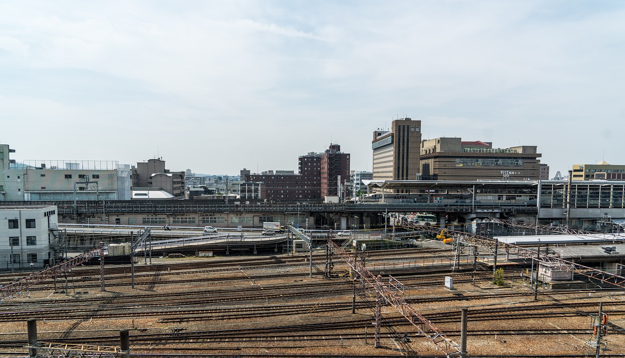 kyoto station japan city free photo