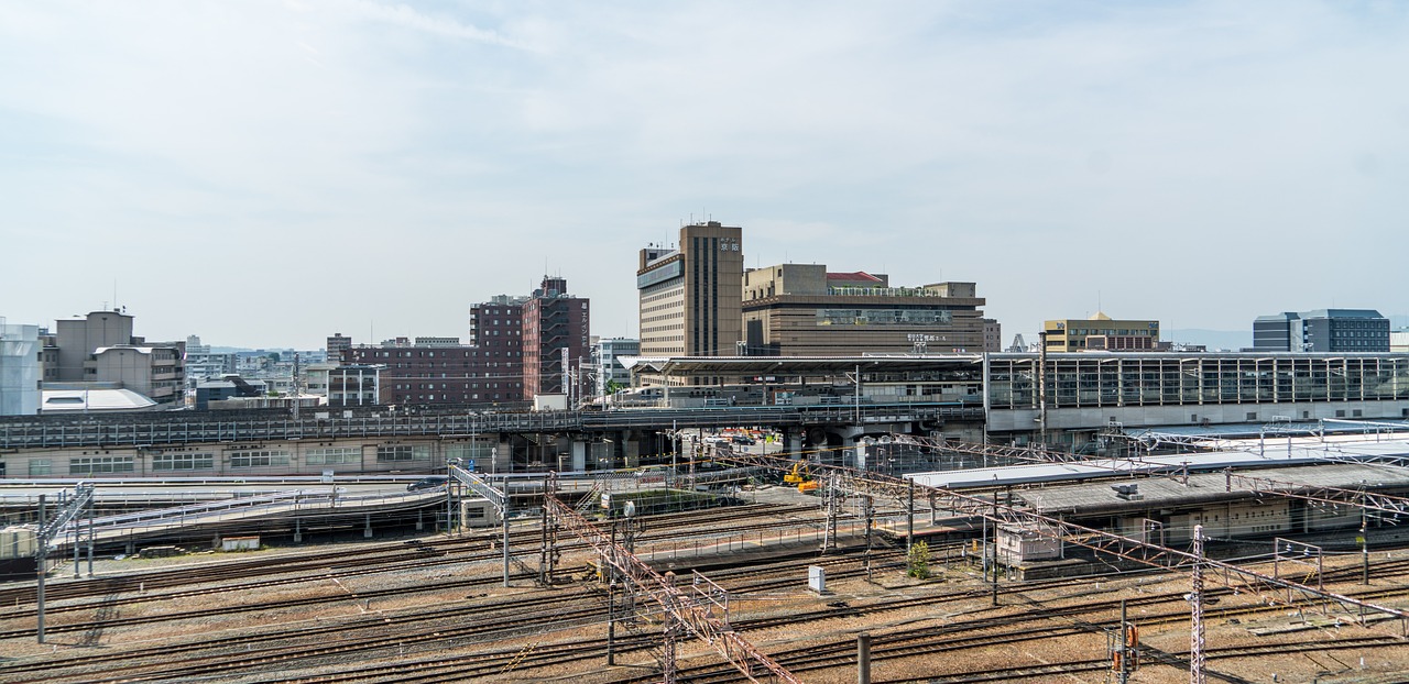 kyoto station japan city free photo