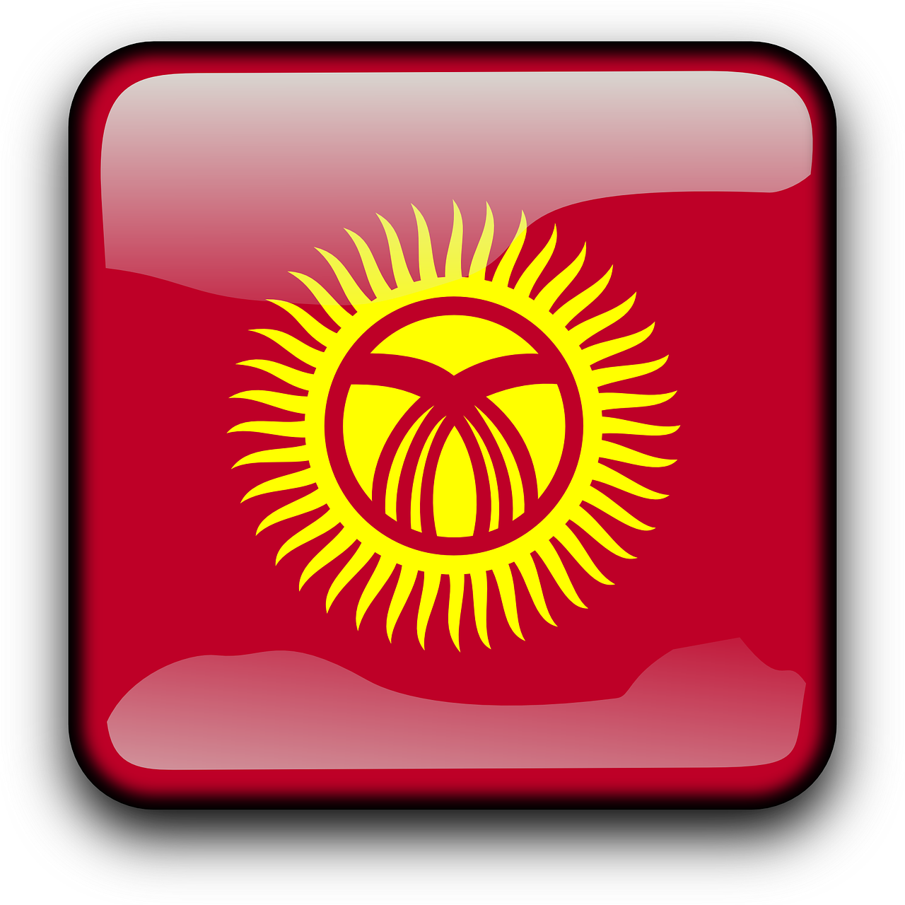 kyrgyzstan flag country free photo