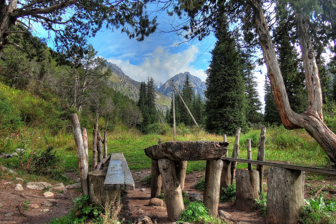 kyrgyzstan mountains landscape free photo