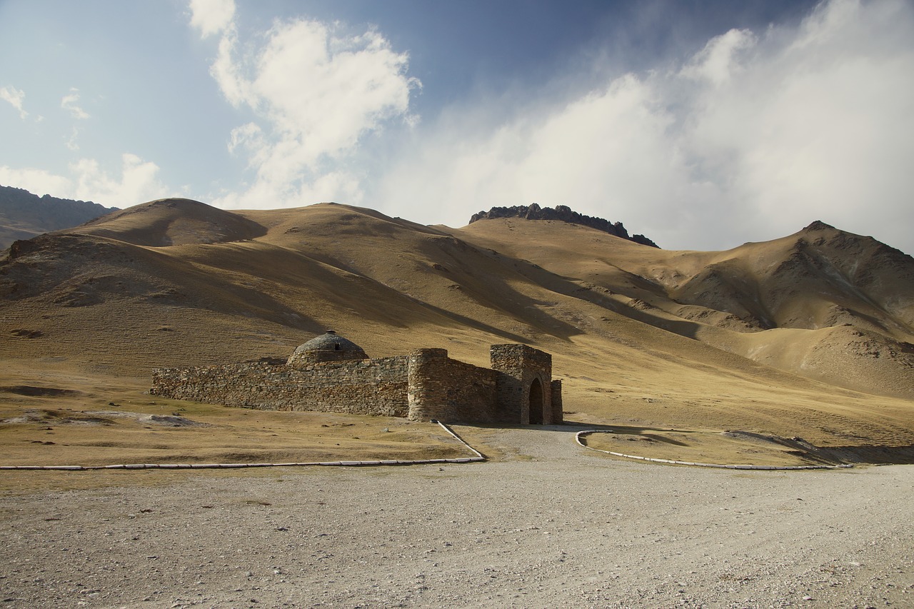 kyrgyzstan  tash rabat  places of interest free photo