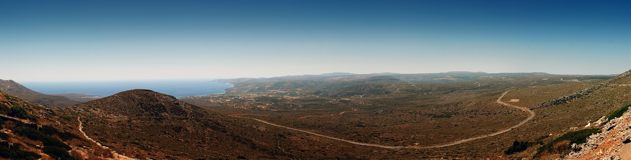 kythira panorama landscape free photo