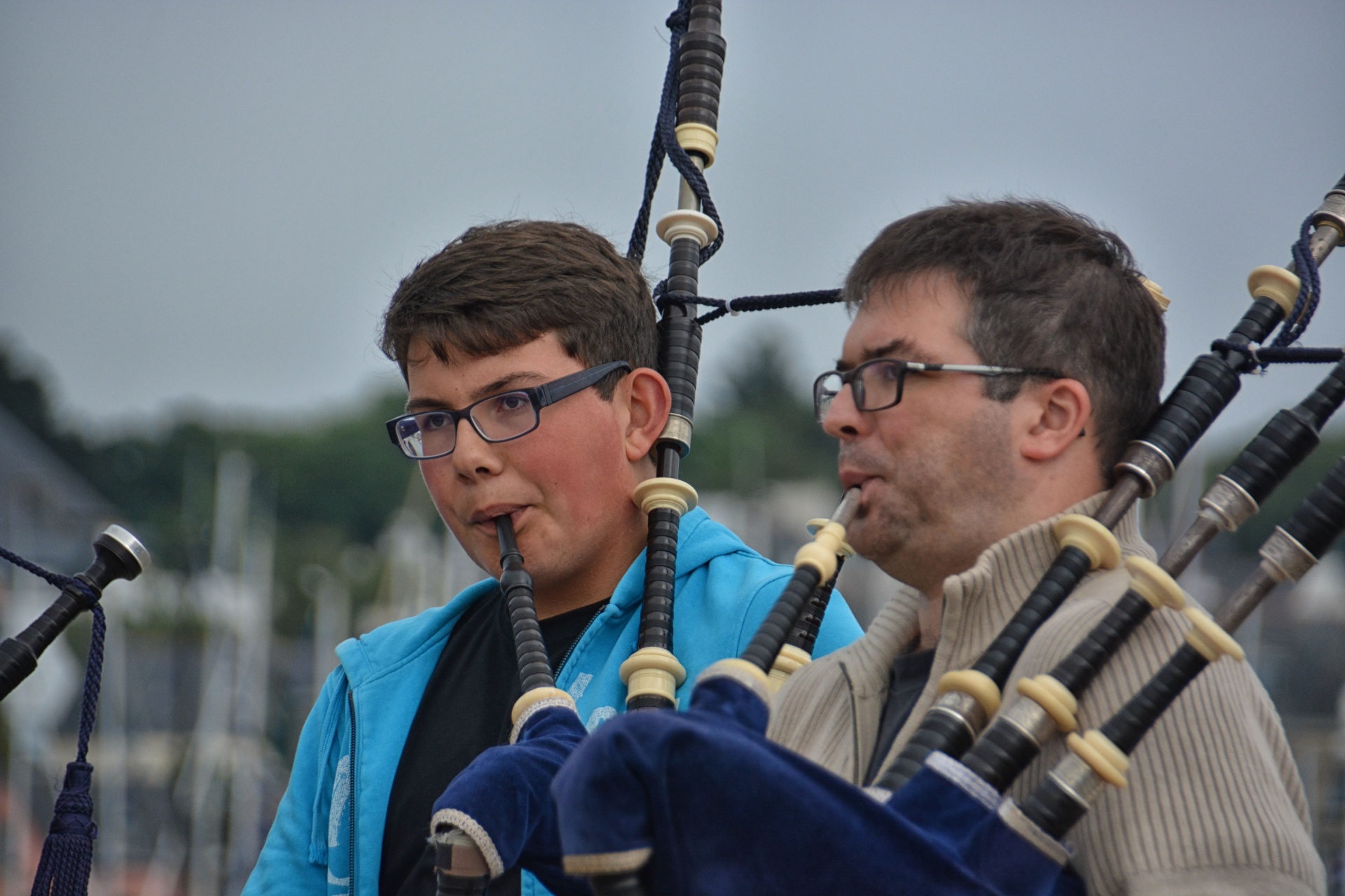 bagpipe music musicians free photo