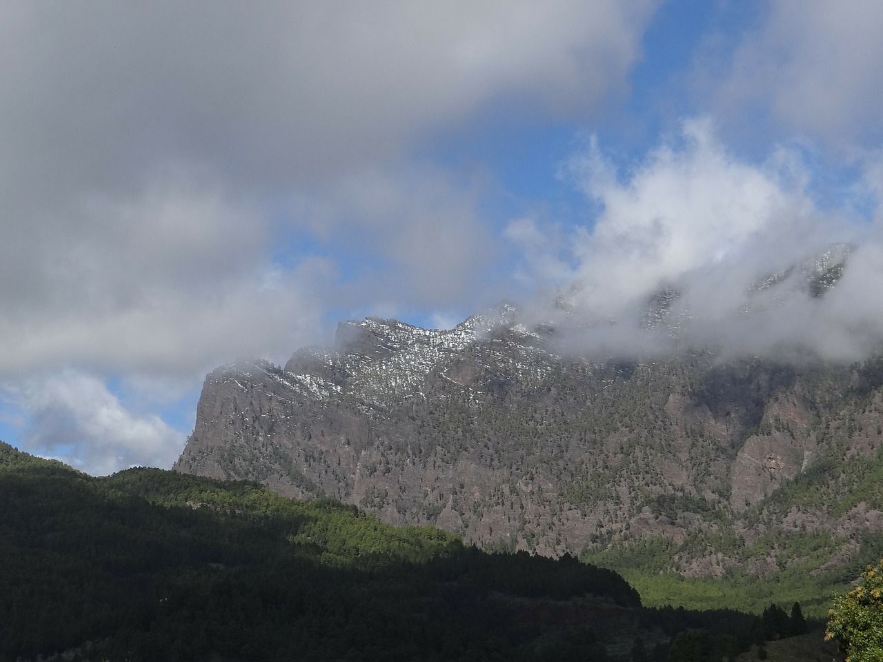 la palma mountain nature free photo