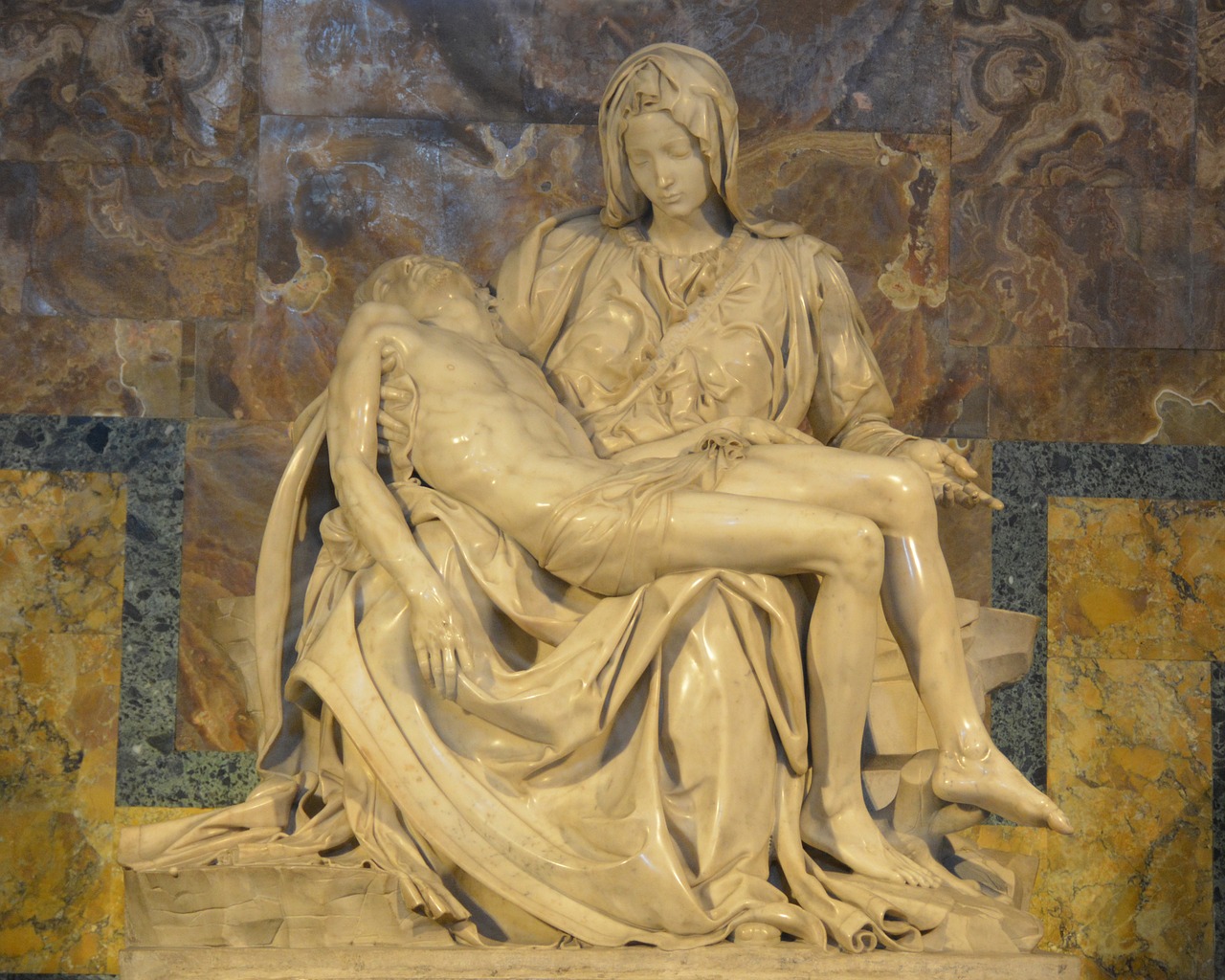 la pieta rome st peter's free photo