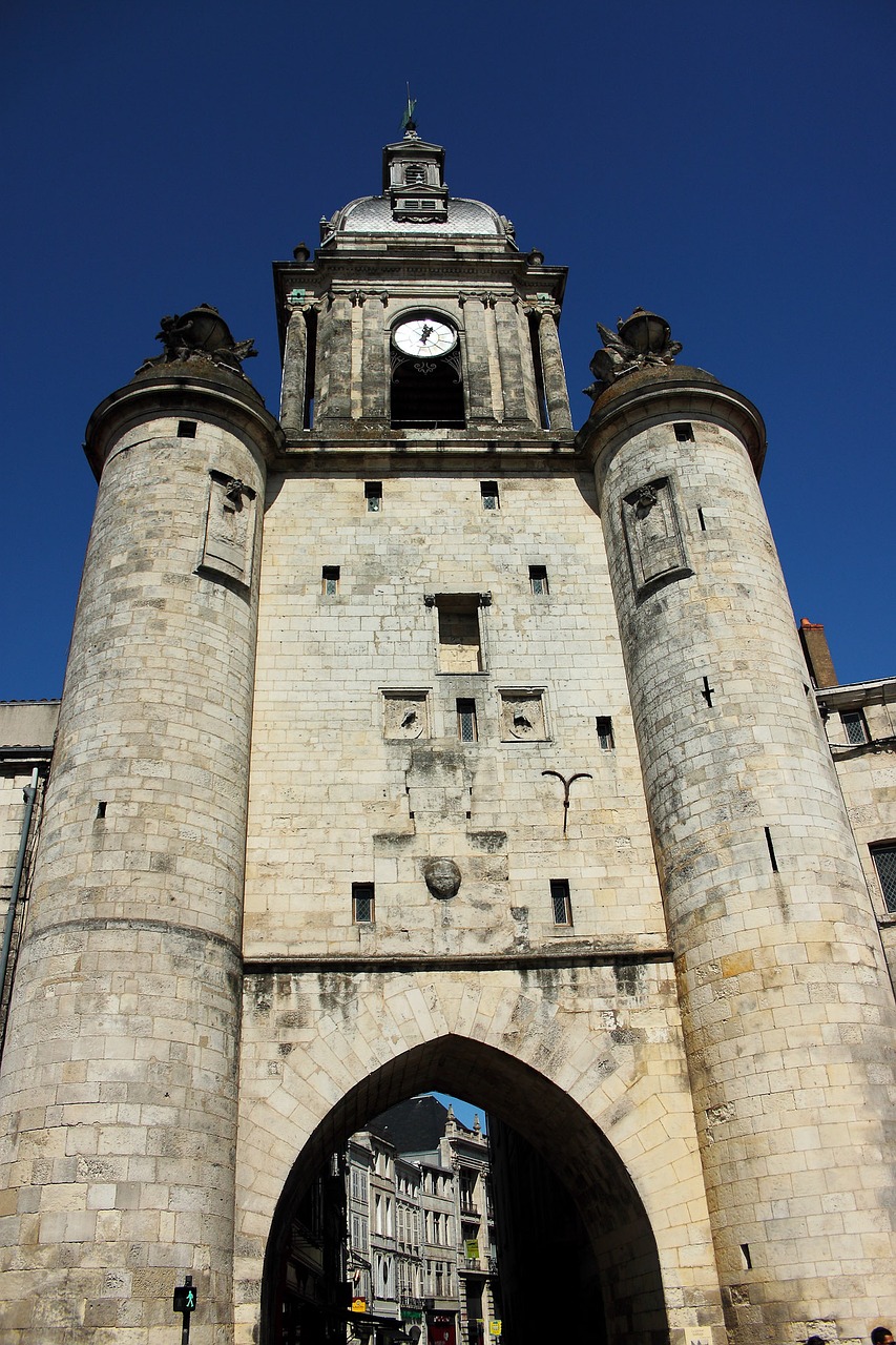 la rochelle france city tower free photo