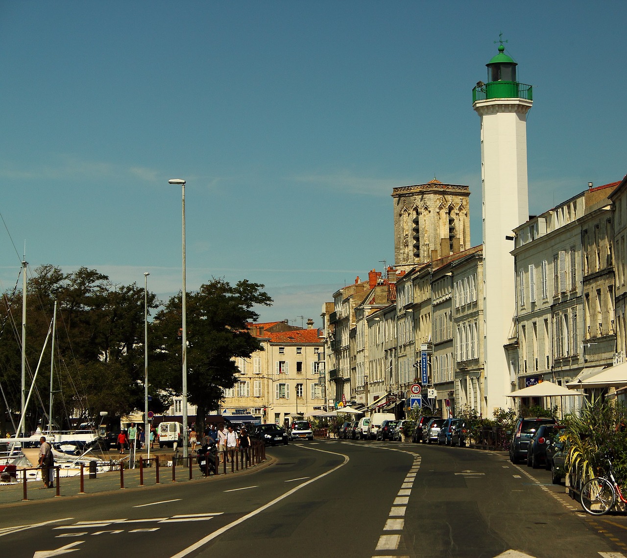 la rochelle city ​​promenade turmstrasse free photo