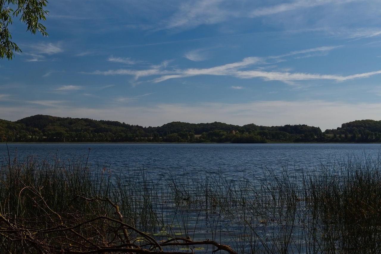 laacher lake  lake  volcano free photo