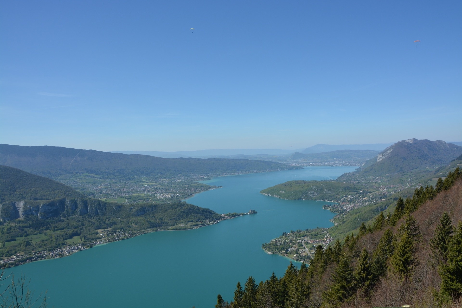 lake annecy high alps free photo