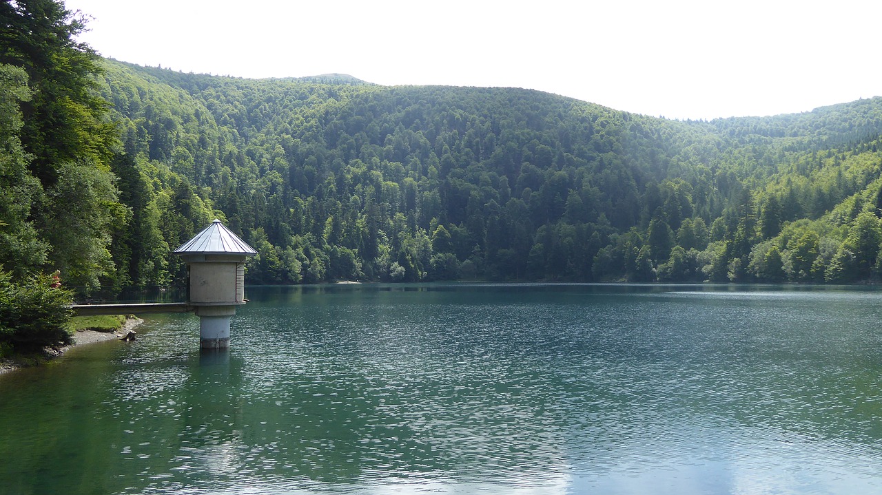 lac du grand ballon dam lake free photo