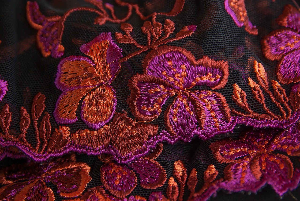 lace embroidery couture free photo
