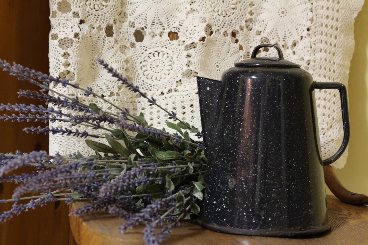 lace decor kettle free photo