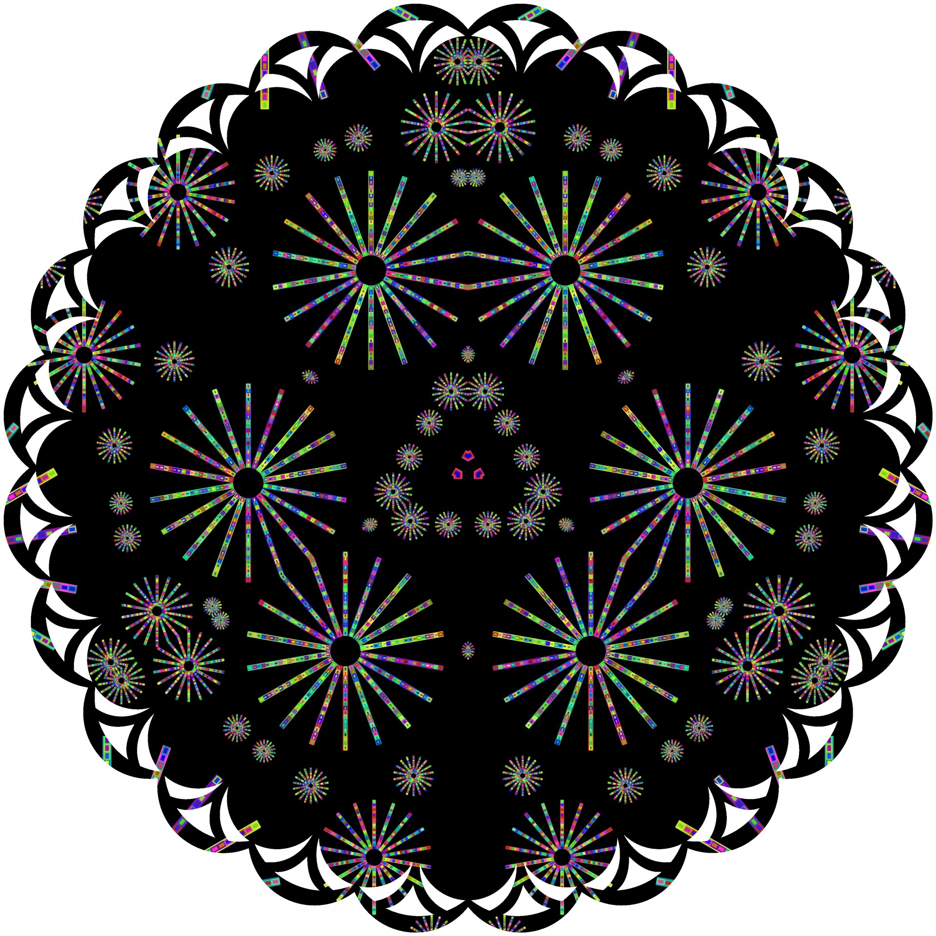 fireworks lace symbol free photo
