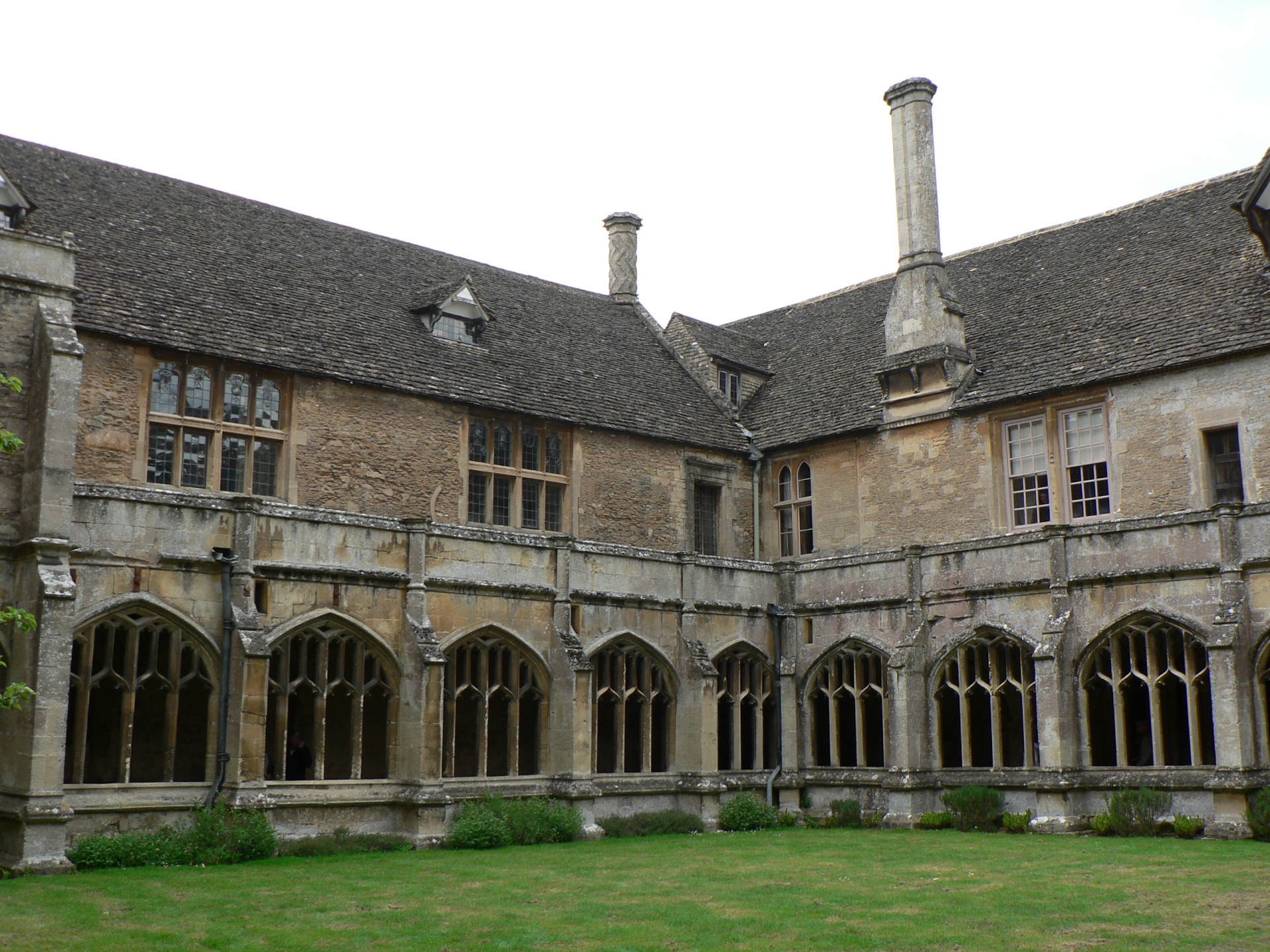 lacock abbey cloister free photo