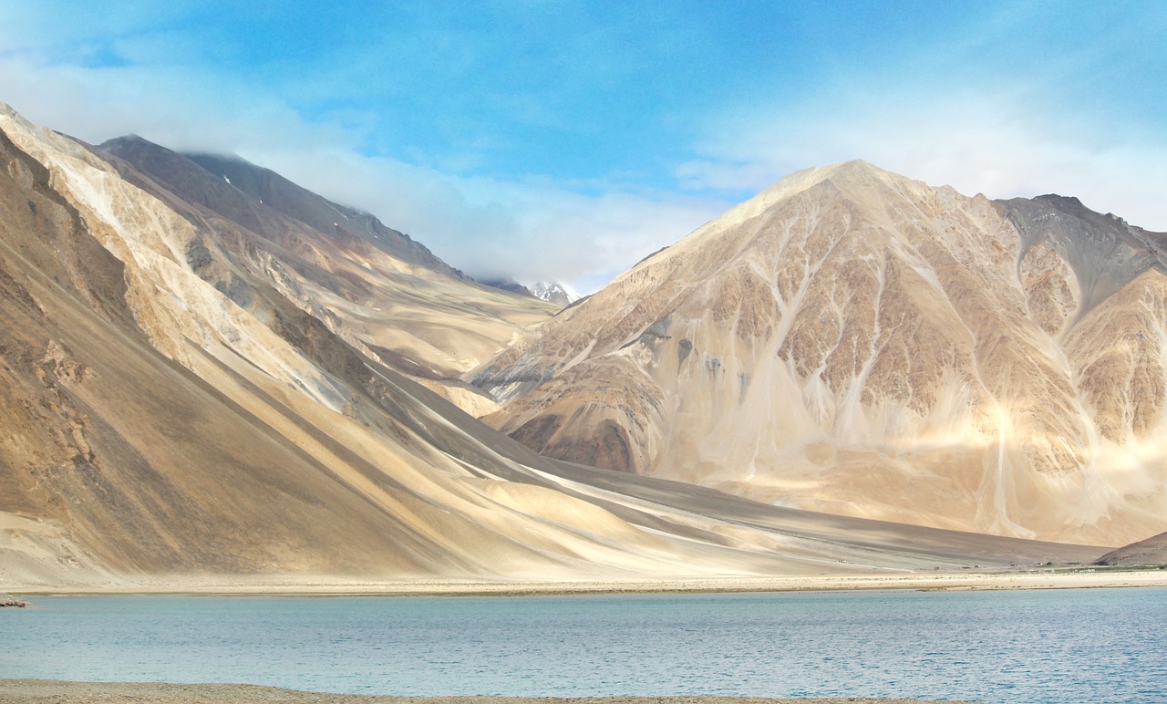 ladakh mountains river free photo