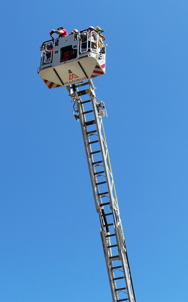 ladder fire extendable ladder free photo
