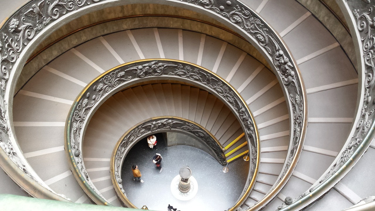 ladder spiral vatican free photo