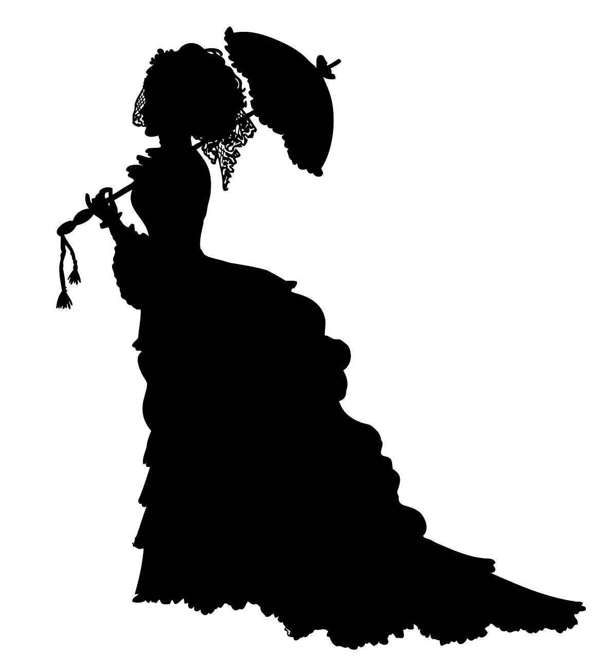 lady victorian crinoline free photo