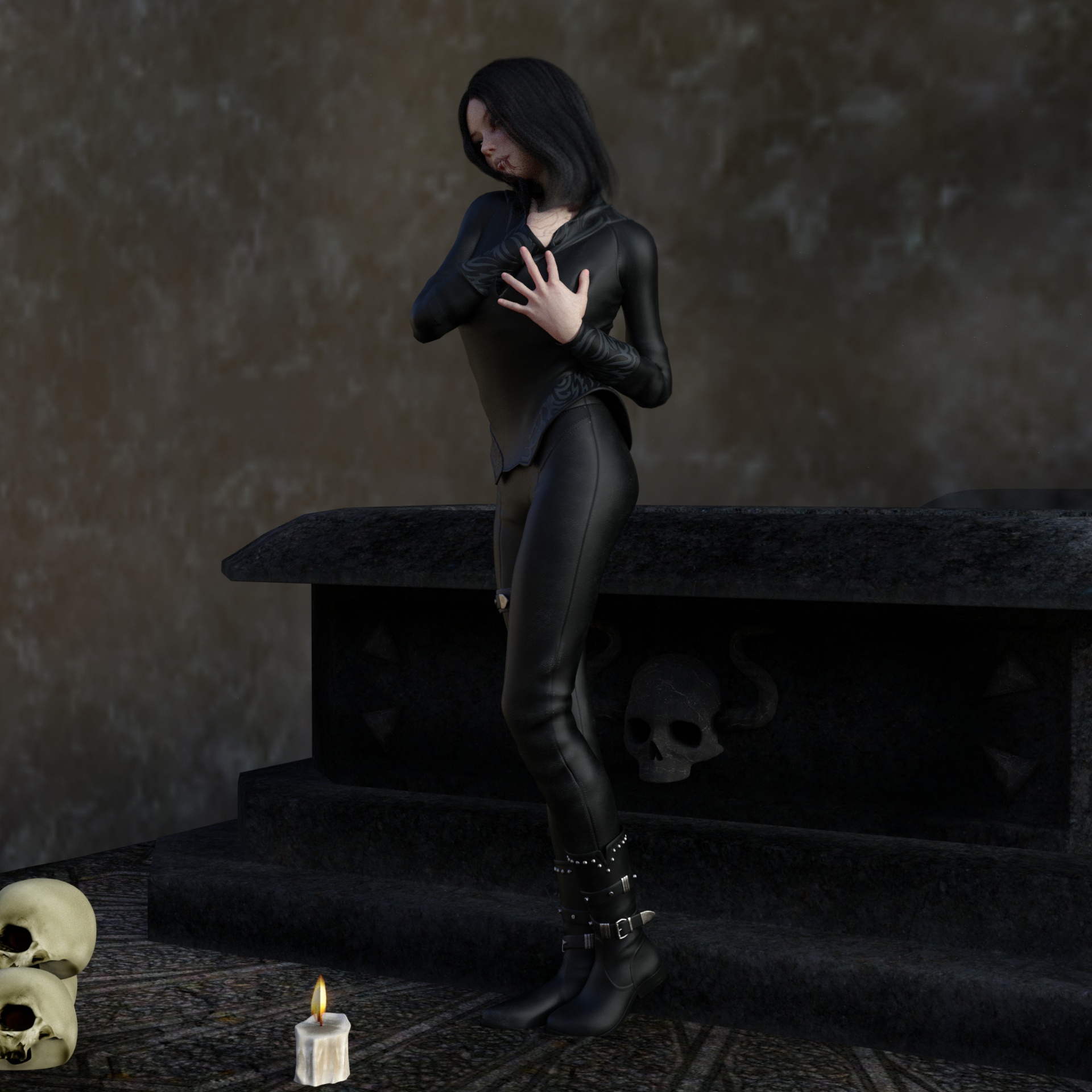 skull candle fantasy free photo