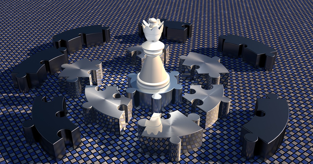 lady chess piece kreispuzzel free photo