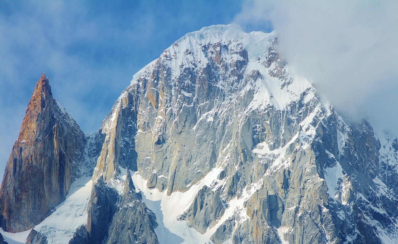 ladyfinger mountain pakistan free photo