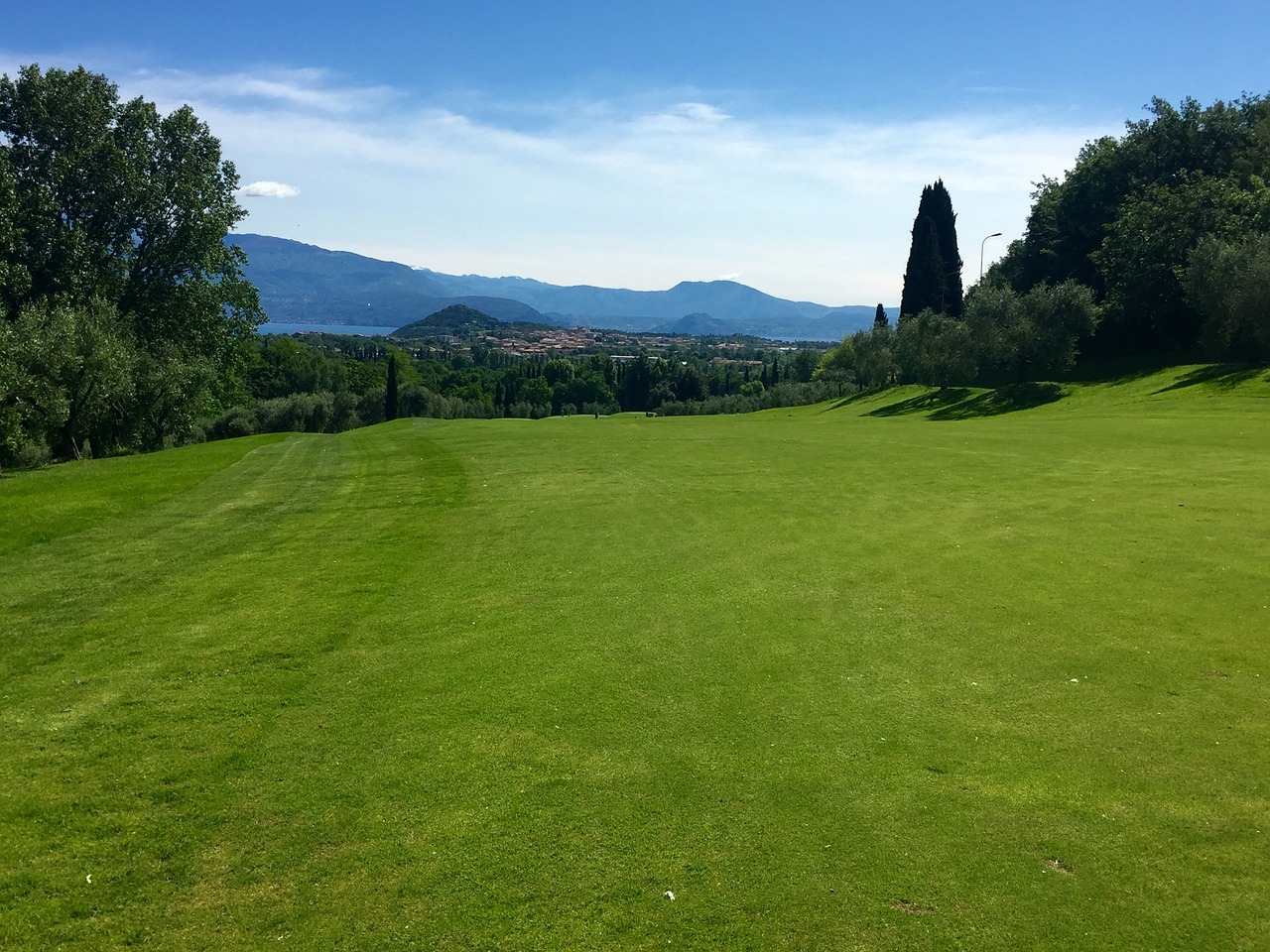 lago di garda golf golf course free photo