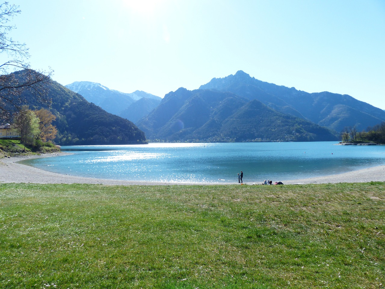 lago di ledro lake lake northern italy alps free photo