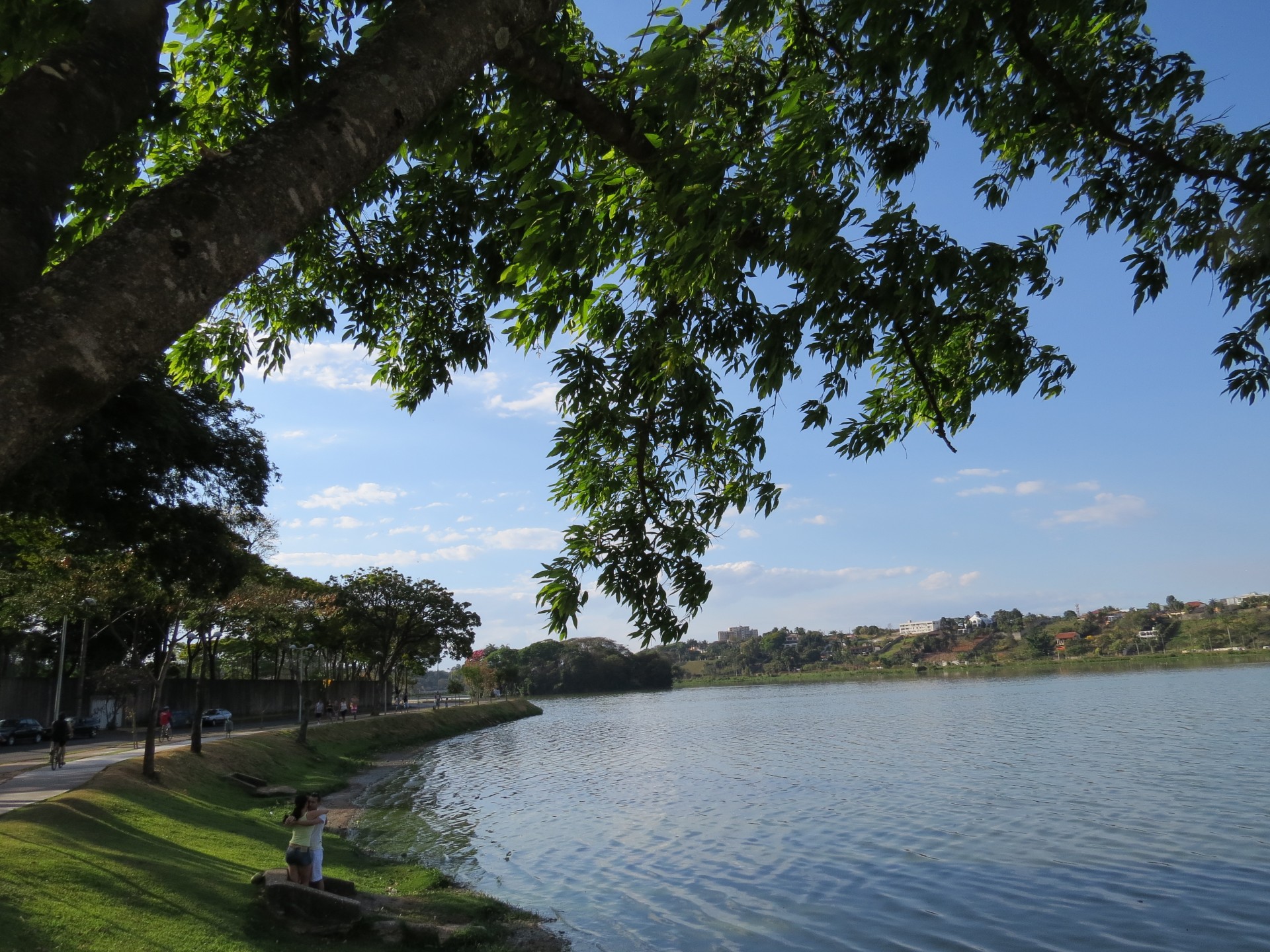 lake water sky free photo