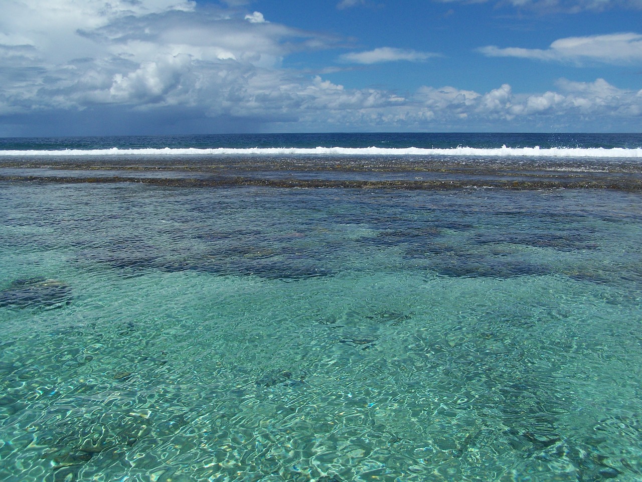 lagoon polynesia sea free photo