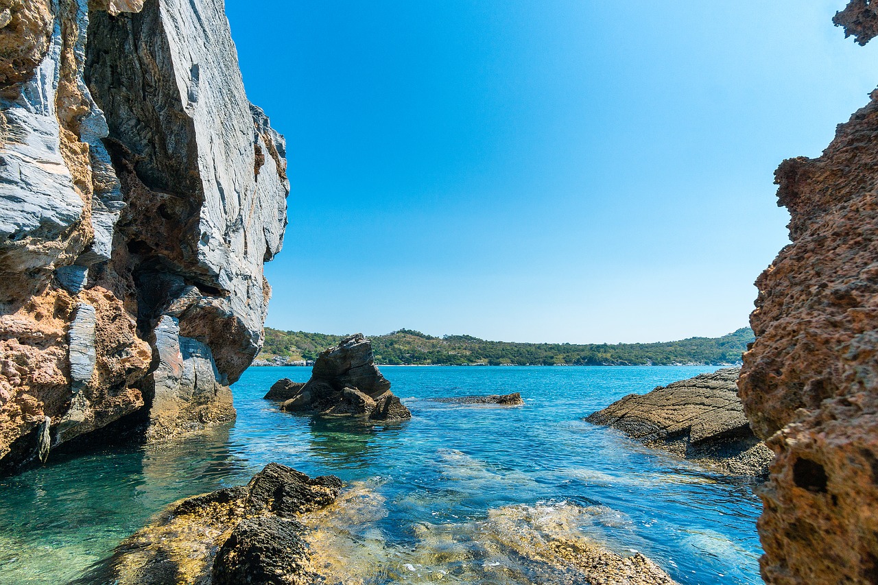 lagoon tropical sea free photo