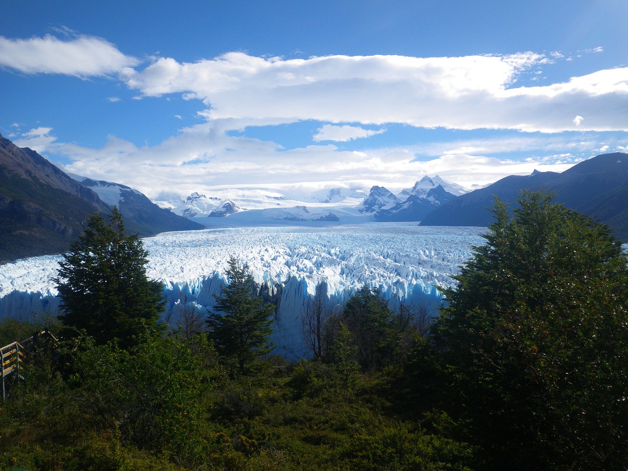 lake mountain glacier free photo