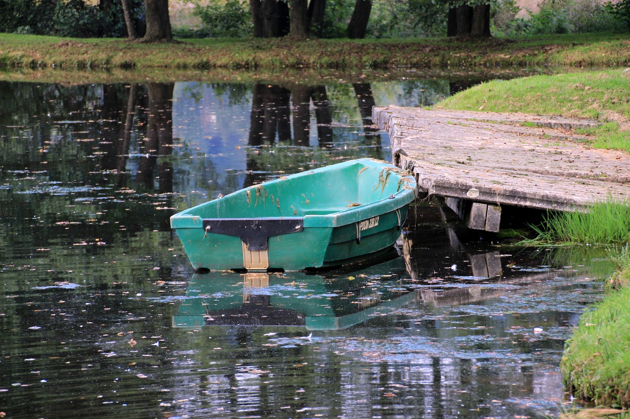 lake boot water free photo