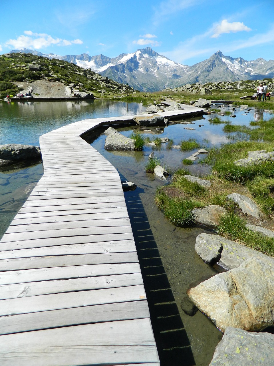 lake mountains pleso free photo