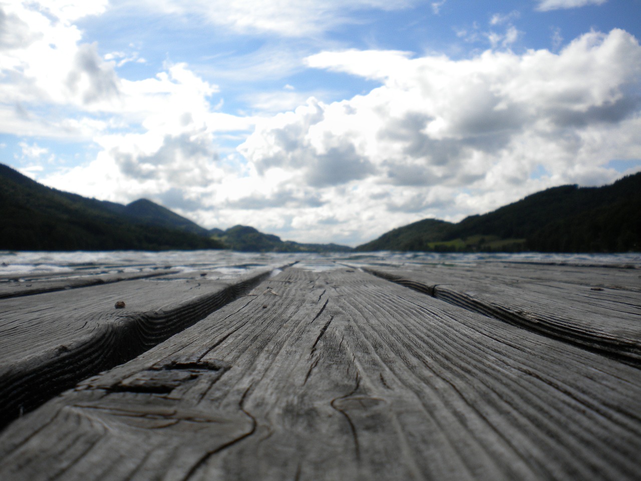 lake sky view free photo