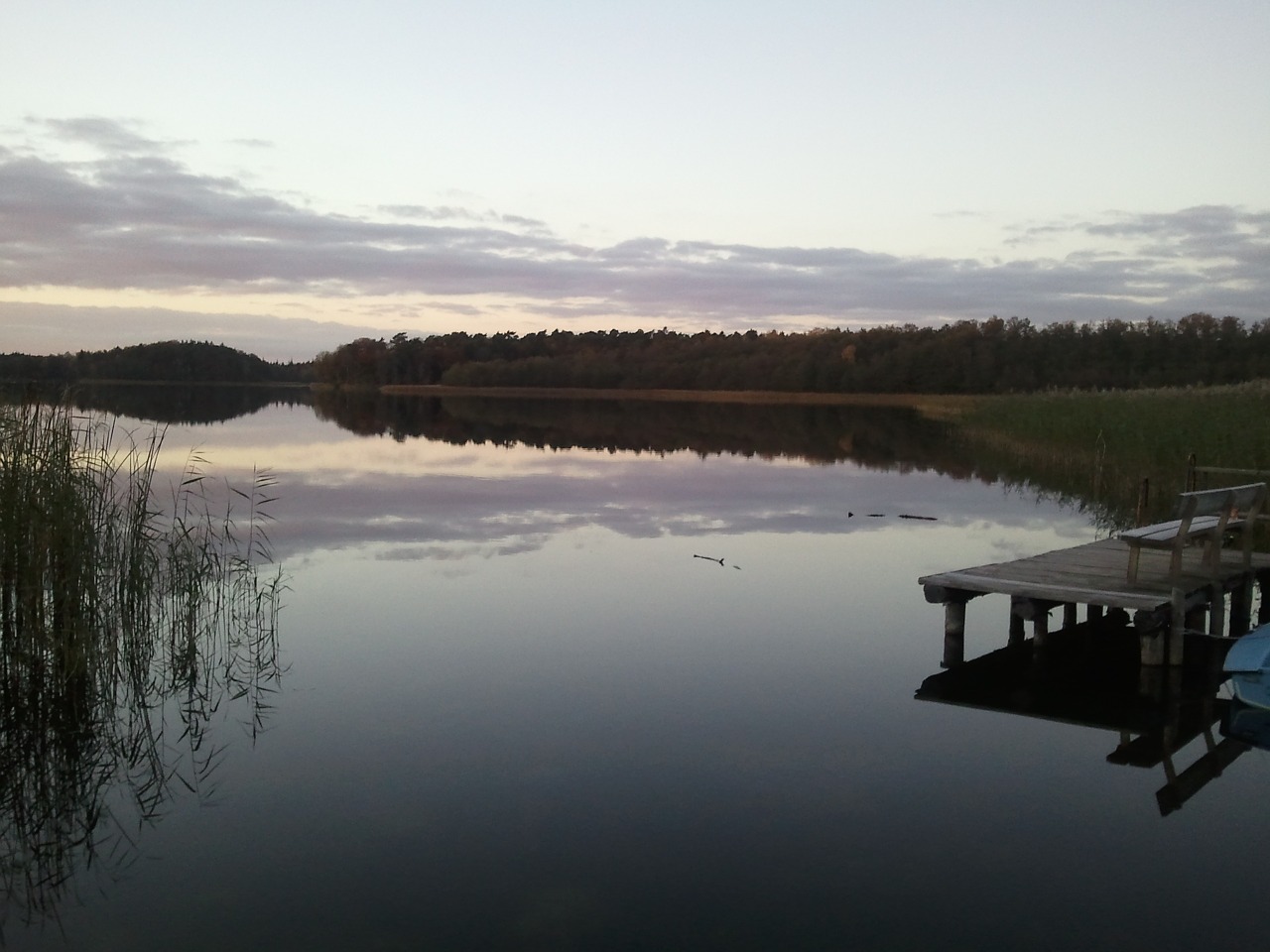 lake landscape ship free photo