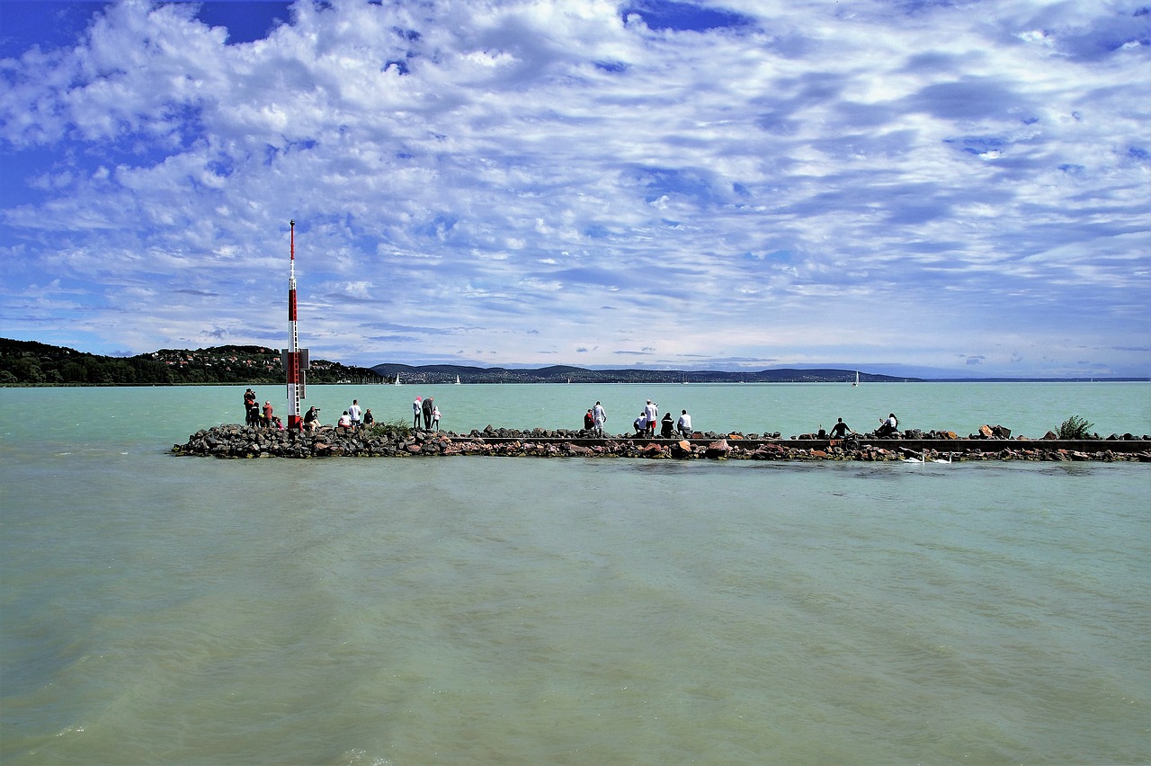 lake balaton windy free photo