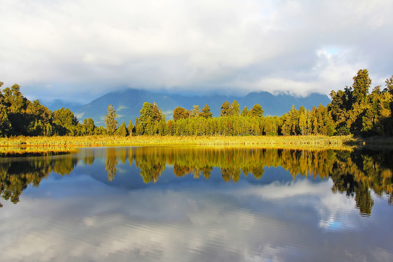 lake lake matheson breathtaking free photo