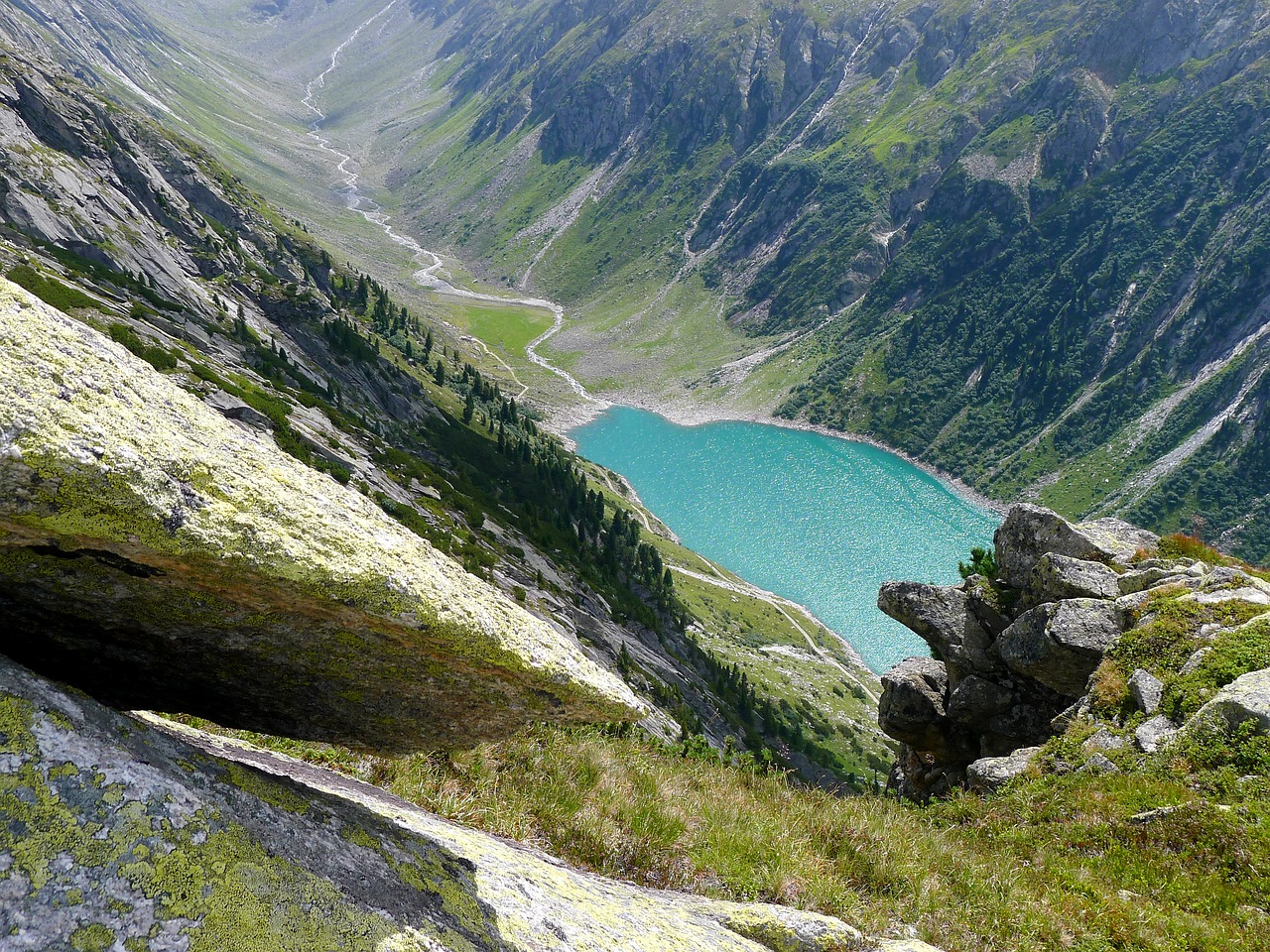 lake bergsee nature free photo