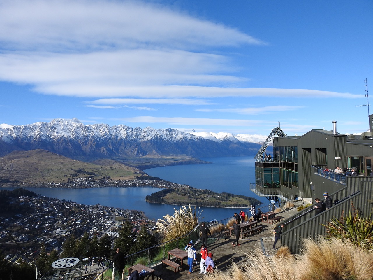 lake queenstown sky free photo