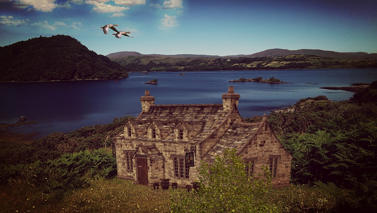 lake landscape ireland free photo