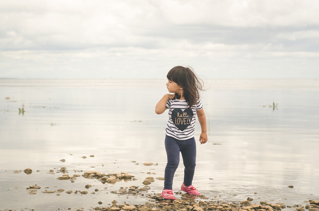 lake summer girl free photo