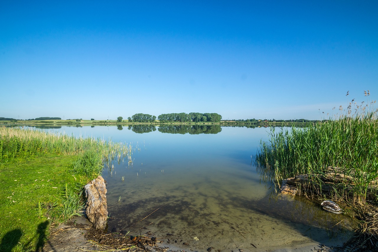 lake water sky free photo